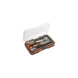 JUEGO LLAVES DE VASOS Y ACCESORIOS 1/4 35 PZAS ALYCO ORANGE