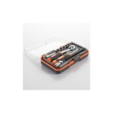 JUEGO LLAVES DE VASOS Y ACCESORIOS 1/4 35 PZAS ALYCO ORANGE