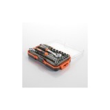 JUEGO LLAVES DE VASOS Y ACCESORIOS 1/4 35 PZAS ALYCO ORANGE