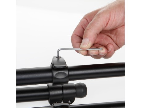 JUEGO 9 LLAVES TORX INVIOLABLES, SOPORTE DE PLÁSTICO ALYCO ORANGE