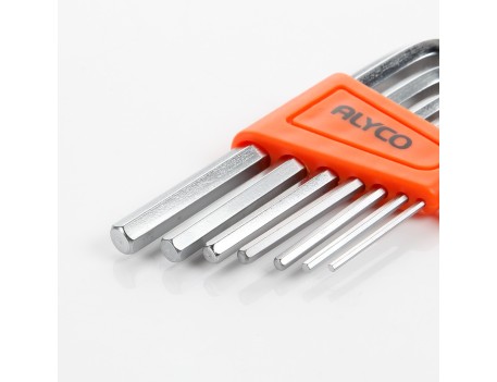 JUEGO 7 LLAVES ALLEN ALYCO ORANGE SOPORTE PLÁSTICO