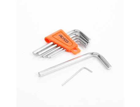 JUEGO 7 LLAVES ALLEN ALYCO ORANGE SOPORTE PLÁSTICO