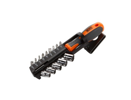 JGO. 15PZS ADAPTADOR+VASOS+PUNTAS ALYCO ORANGE