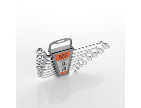 JUEGO DE LLAVES DE ESTRELLA ACODADAS, CAJA DE CARTON ALYCO ORANGE