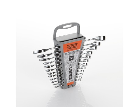 JUEGO DE LLAVES COMBINADAS 12 PZS ALYCO ORANGE