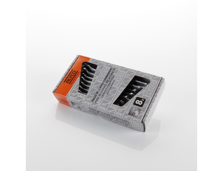 JUEGO DE LLAVES COMBINADAS 8 PZS ALYCO ORANGE
