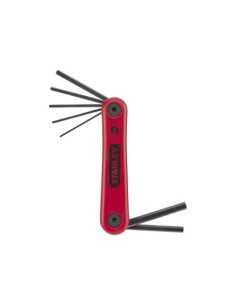 JUEGO LLAVES ALLEN PLEGABLE 1,5-6 MM 7 PZ