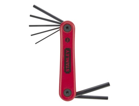 JUEGO LLAVES ALLEN PLEGABLE 1,5-6 MM 7 PZ