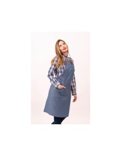 DELANTAL PETO ANTIESTRÉS CELESTE TALLA ÚNICA 90X100CM