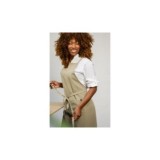 DELANTAL PETO CRUZADO VIGORETE BEIGE TÚNICA T-U 90X100CM