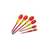 JUEGO 6 DESTORNILLADORES AISLADOS 1000V PL/PH