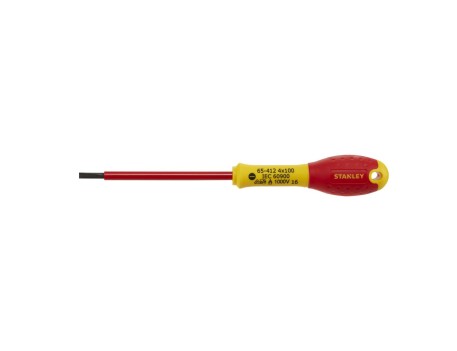 DESTORNILLADOR PLANO AISLADO 1000V 4X100MM 0-65-412