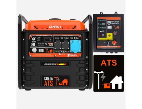 GENERADOR INVERTER GENERGY CRETA ATS 7,5KW CON ATS