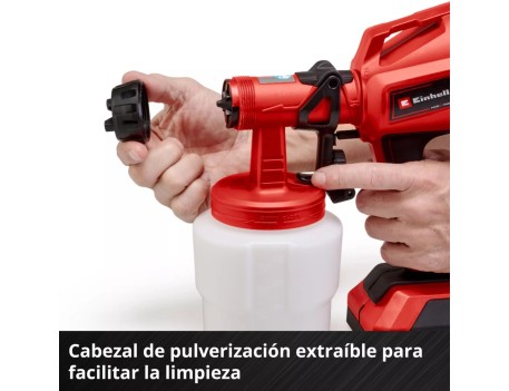 PISTOLA PINTURA HVLP 600ML TE-CP 20/600 NEUMÁTICA