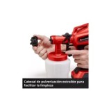 PISTOLA PINTURA HVLP 600ML TE-CP 20/600 NEUMÁTICA