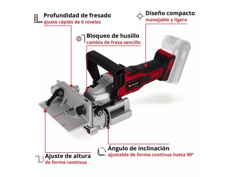 ENGALLETADORA EINHELL TE-BJ 18 LI-SOLO 18V 100MM