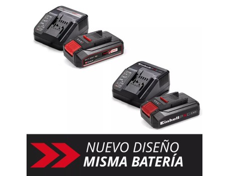KIT CARGADOR + BATERÍA REPUESTO EINHELL 18V COMPLETO