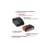 KIT CARGADOR + BATERÍA REPUESTO EINHELL 18V COMPLETO