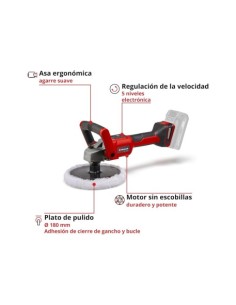 AUTOPULIDORA BATERÍA 18V 180MM PROFESIONAL 2