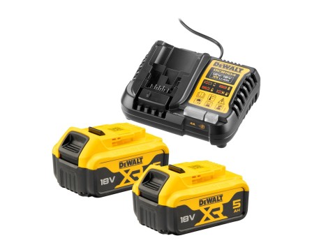 KIT 2 BAT XR DEWALT 18V 5AH + CARGADOR