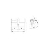 CILINDRO DE SEGURIDAD IFAM WX1000 30X40 MM 1000WX3040L