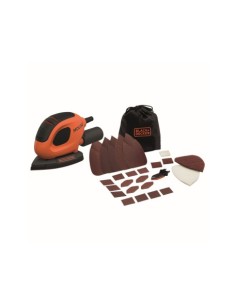 LIJADORA MOUSE BLACK+DECKER 55W 110MM BEW230BC-QS