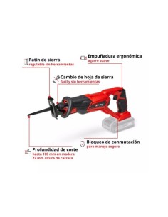 SIERRA SABLE INALÁMBRICA 18V COMPACTA 2