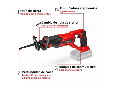 SIERRA SABLE INALÁMBRICA 18V COMPACTA