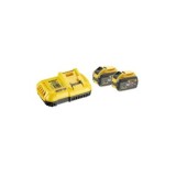 KIT 2 BAT. DEWALT 9AH XR FLEXVOLT + CARGADOR DCB118X2-QW