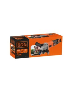 MINI AMOLADORA BLACK+DECKER 710W 115MM BEG010-QS 2