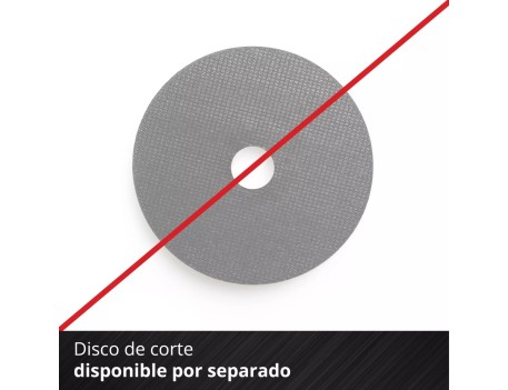 AMOLADORA ANGULAR EINHELL TP-AG 18/125 CE LI SOLO 125MM