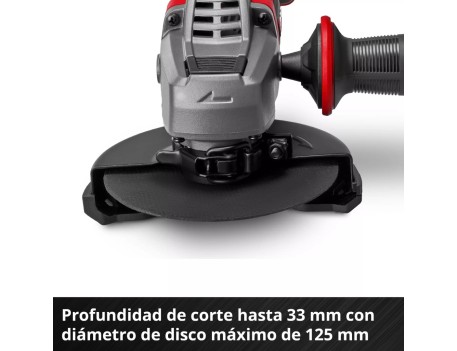 AMOLADORA ANGULAR EINHELL TP-AG 18/125 CE LI SOLO 125MM