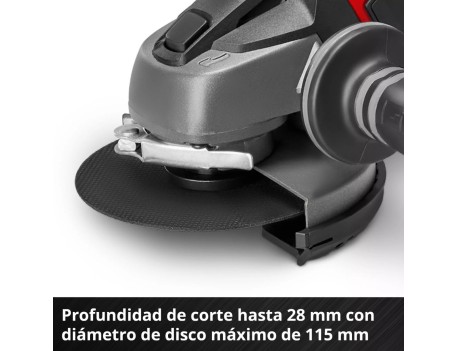 AMOLADORA ANGULAR TE-AG 18/115 LI SOLO EINHELL 115MM