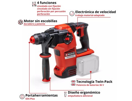 MARTILLO S/CABLE HEROCCO 36/28 EINHELL 4006825645606