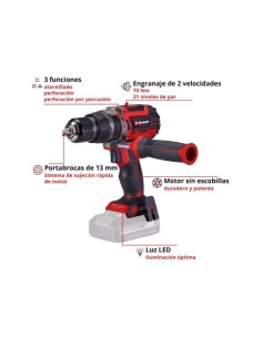 TALADRO PERCUTOR 18V TP-CD 18/70 LI-I BL SOLO 2