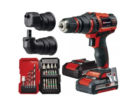 TALADRO VERSÁTIL EINHELL TE-CD 18/45 3X-LI PIEZA ANGULAR 90° EXCÉNTRICA