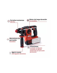 MARTILLO HEROCCO 18/20 BATERÍA 18V SDS-PLUS 2