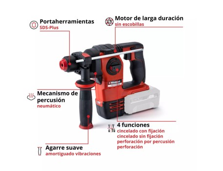 MARTILLO HEROCCO 18/20 BATERÍA 18V SDS-PLUS