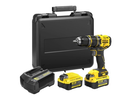 TALADRO PERCUTOR STANLEY BRUSHLESS V20 80NM