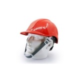 CASCO DE PROTECCIÓN VOLTOR ABS ROJO VTR-AB-03C