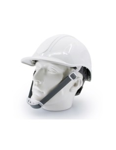 CASCO DE PROTECCIÓN VOLTOR ABS BLANCO CON BARBOQUEJO