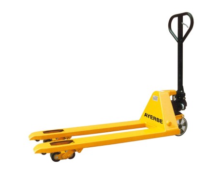 TRASPALETA AYERBE 2500 KG RUEDAS GOMA REF 580575