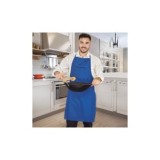 DELANTAL CHEF BLANCO CON PETO Y BOLSILLO VALENTO