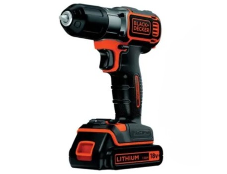 TALADRO ATORNILLADOR BLACK+DECKER 18V AUTOSENSE AUTOSELECT BATERÍA LITIO KITBOX