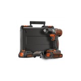 TALADRO ATORNILLADOR BLACK+DECKER 18V AUTOSENSE AUTOSELECT BATERÍA LITIO KITBOX