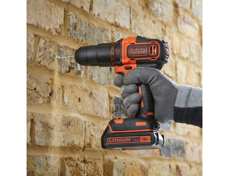 TALADRO PERCUTOR BLACK+DECKER 18V BDCHD18K-QW