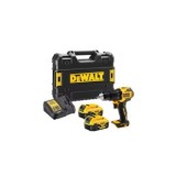 TALADRO PERCUTOR XR 18V BRUSHLESS 2 BATERÍAS 4AH 175MM ULTRA LIGERO - DCD709M2T-QW
