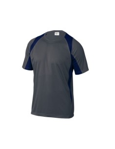 CAMISETA TÉCNICA BALI GRIS/MARINO DELTAPLUS 2