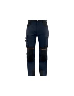 PANTALÓN TRABAJO ELÁSTICO MACH 5 MARINO/NEGRO TALLA M