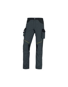 PANTALÓN TRABAJO ELÁSTICO MACH GRIS/NEGRO DELTAPLUS
